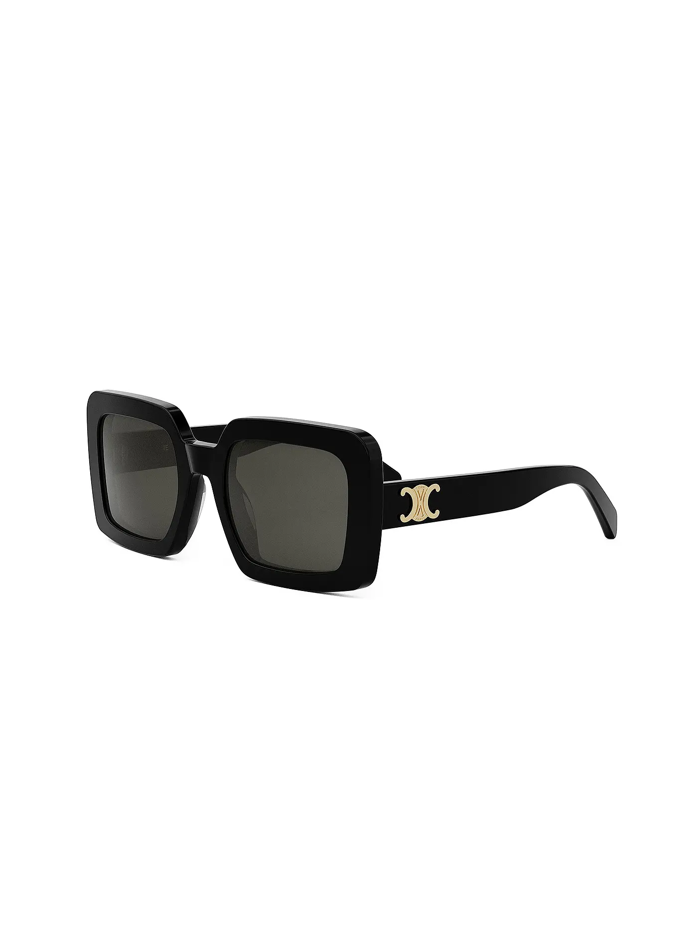 CELINE | Triomphe schwarze eckige Sonnenbrille | 